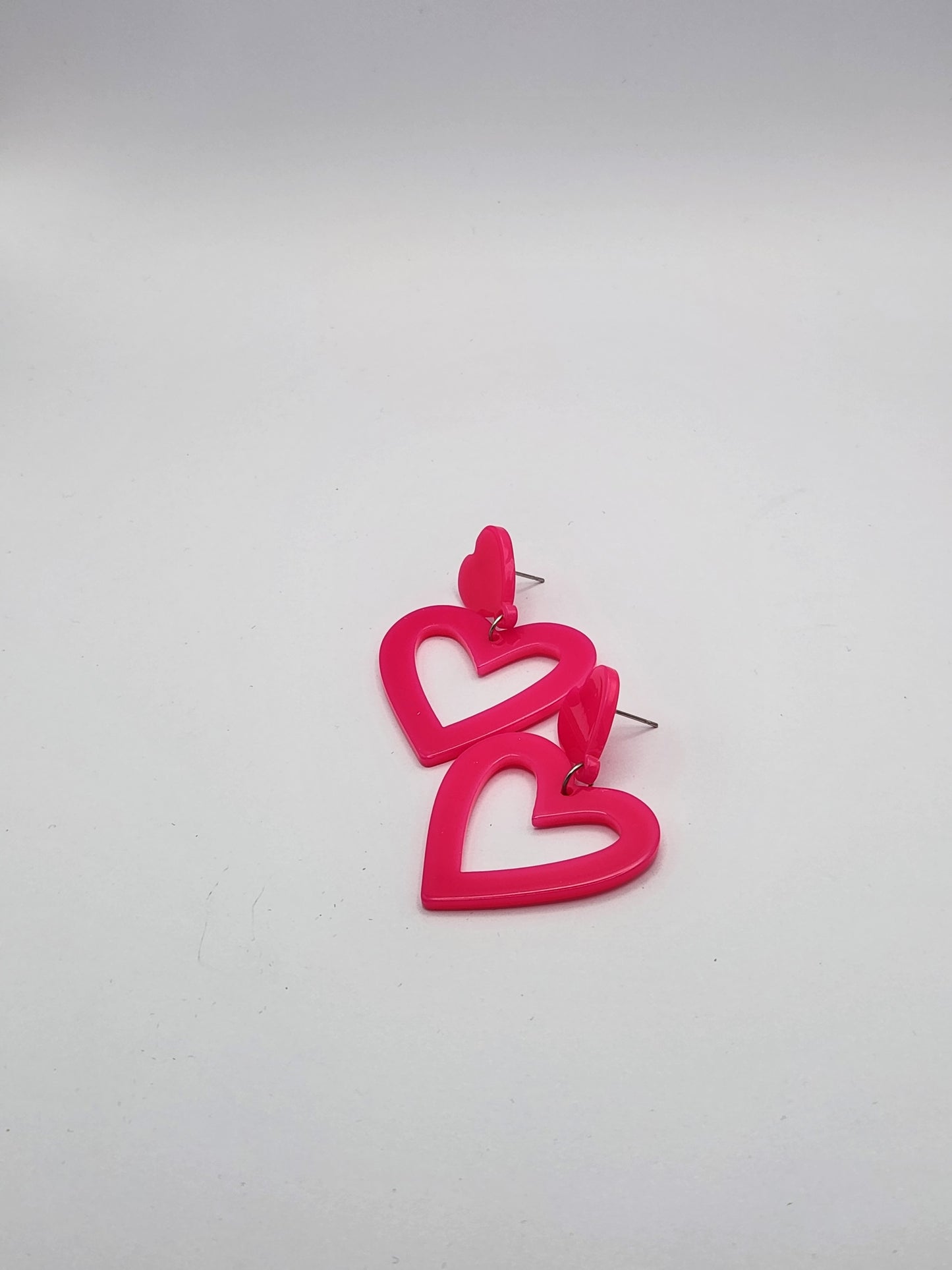 Neon Pink Hearts