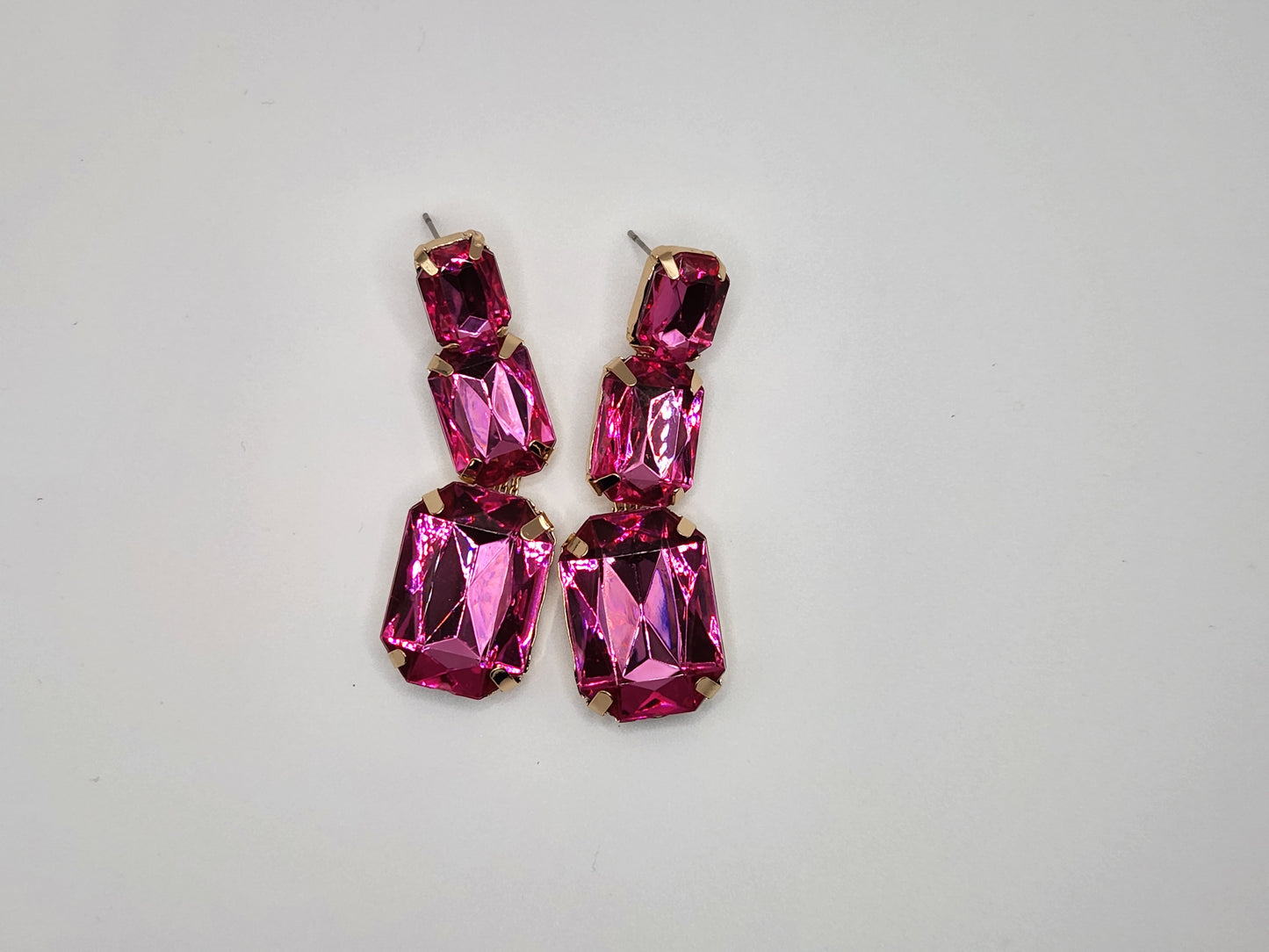 Hot Pink Rectangle Drop