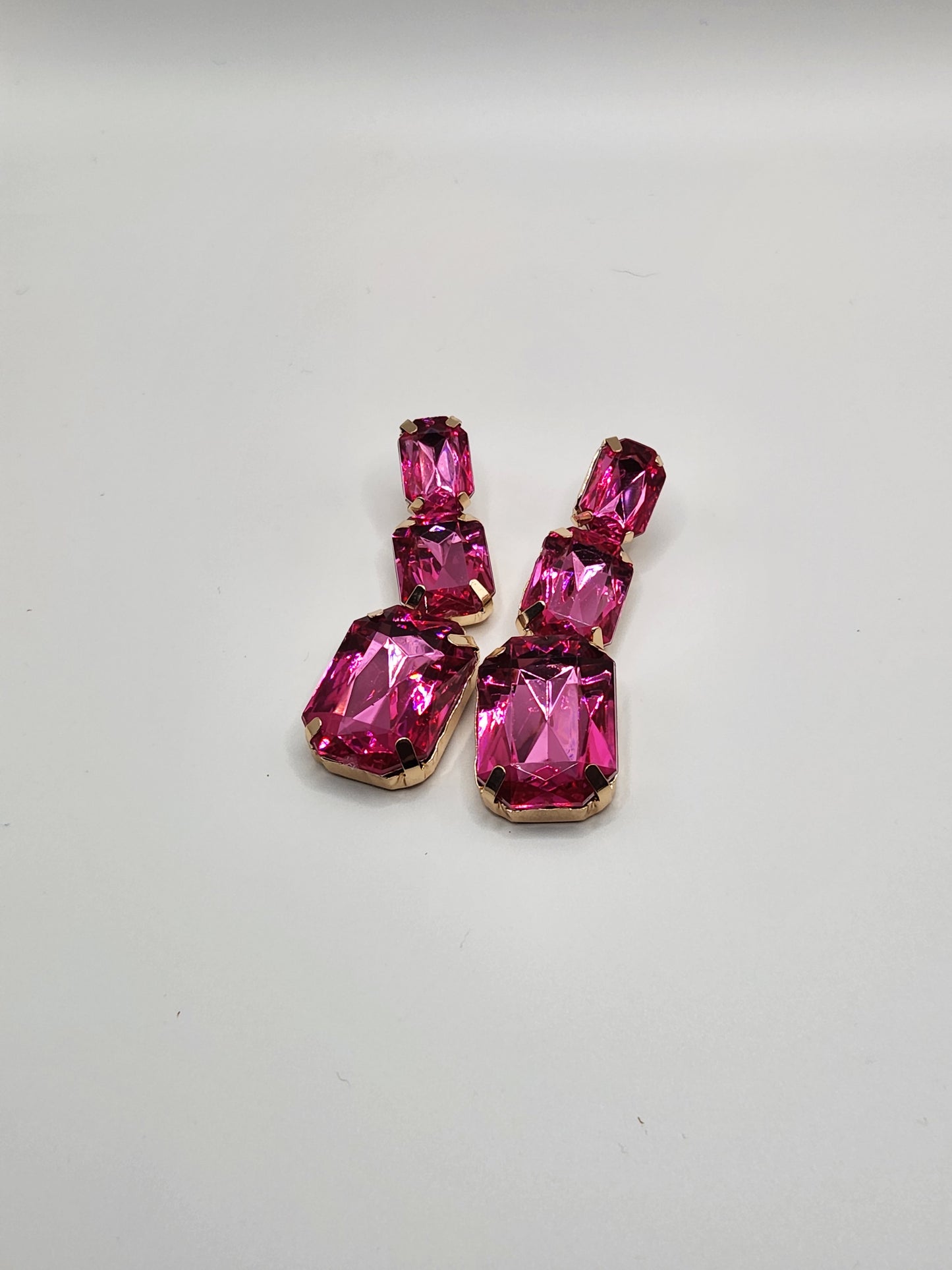 Hot Pink Rectangle Drop