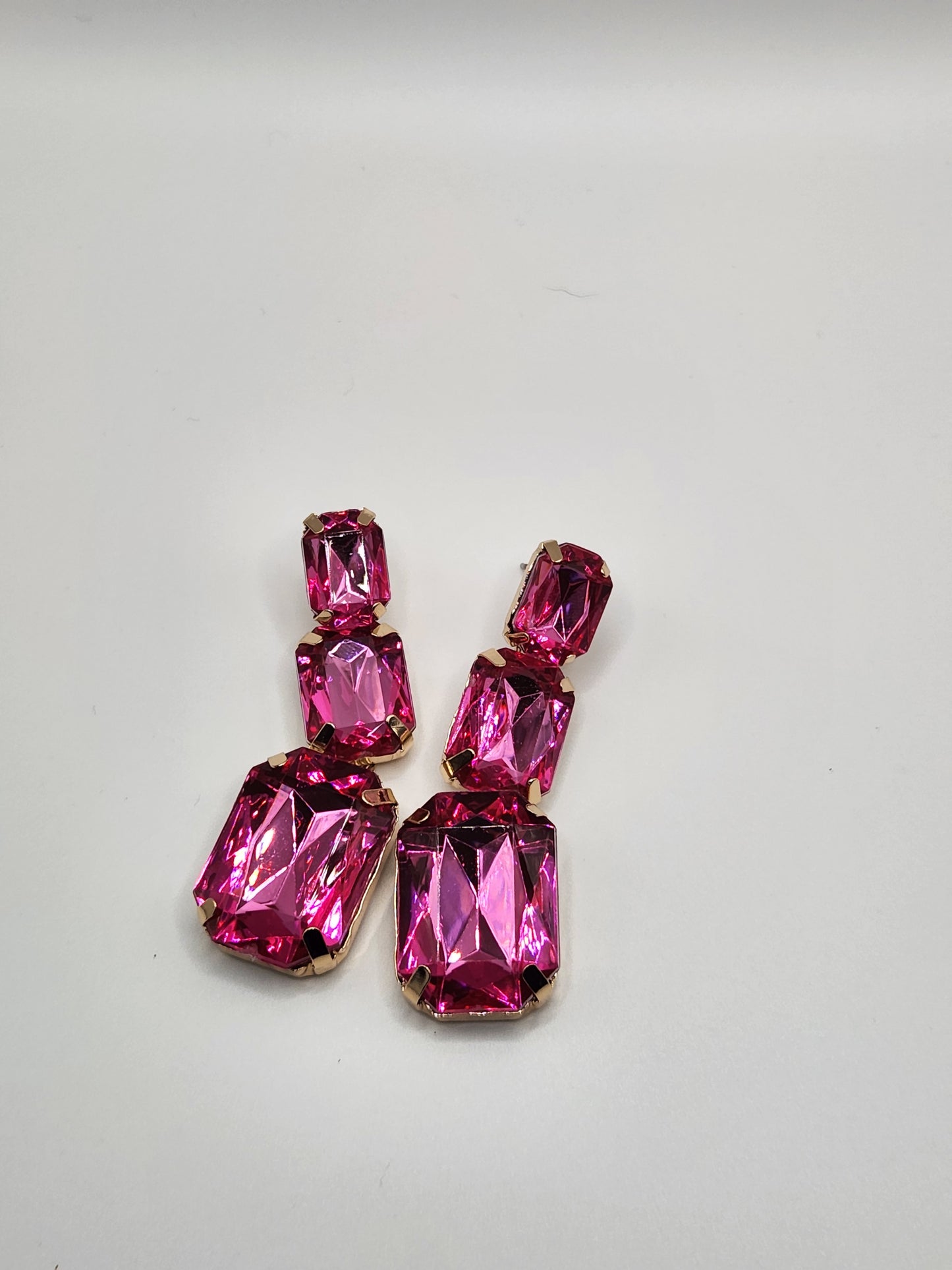 Hot Pink Rectangle Drop