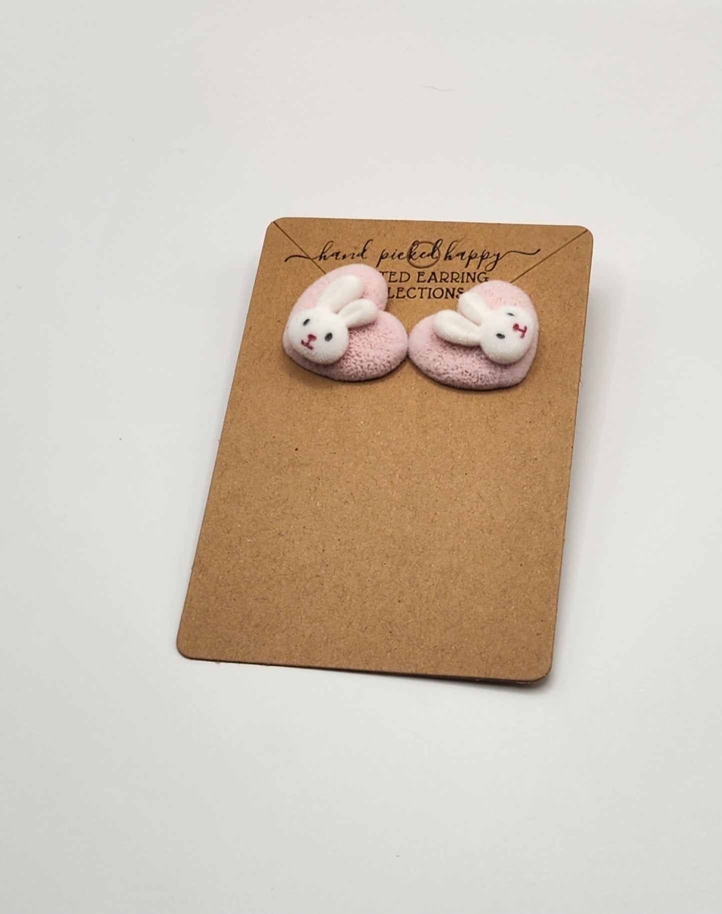 Fuzzy Pink Heart Bunny