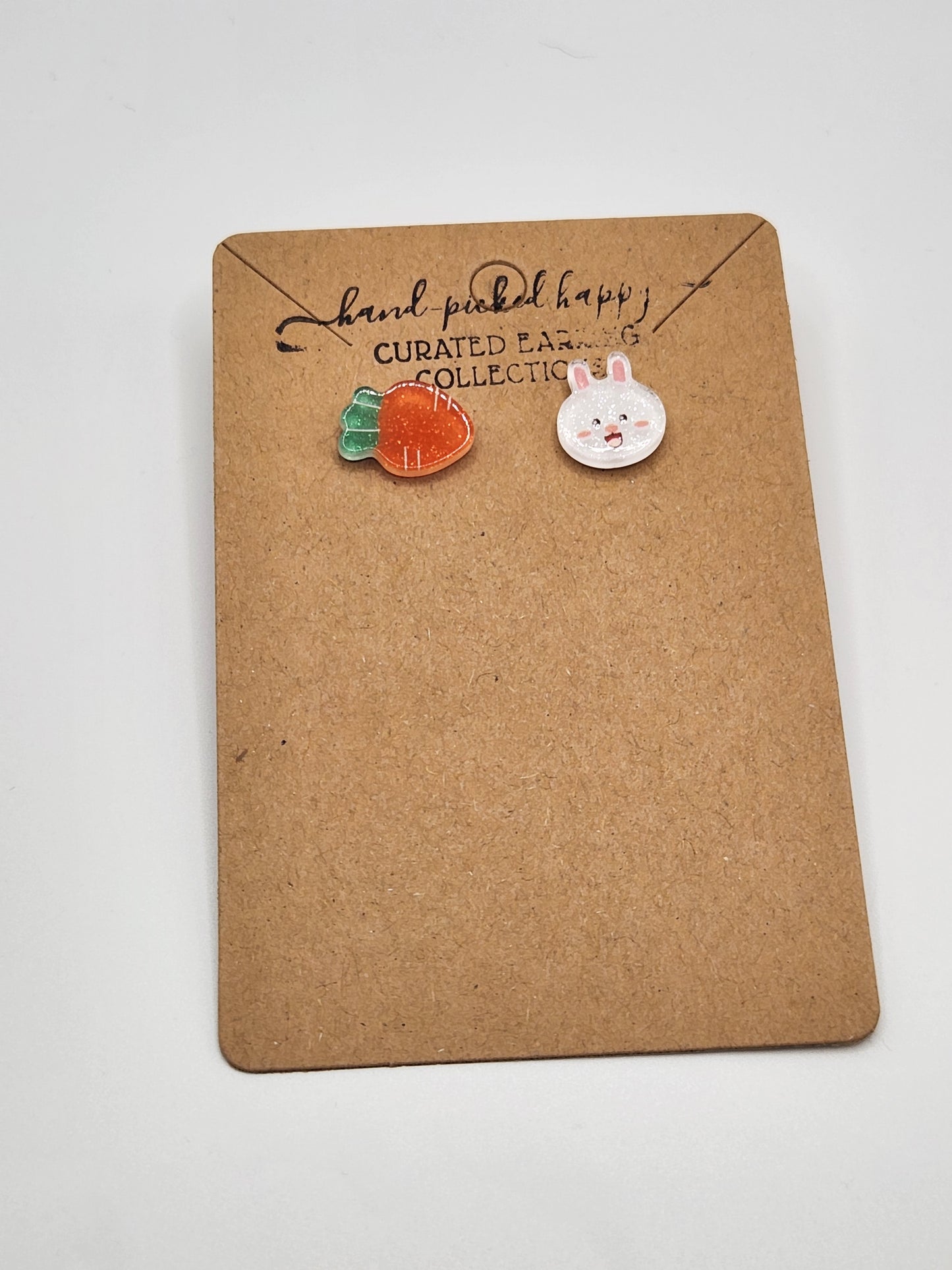 Acrylic Bunny and Carrot