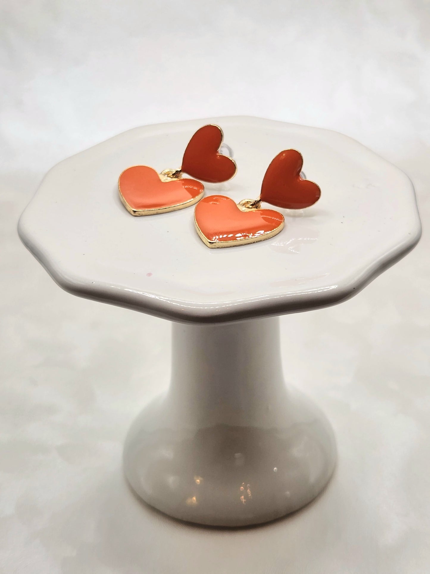Orange Double Heart