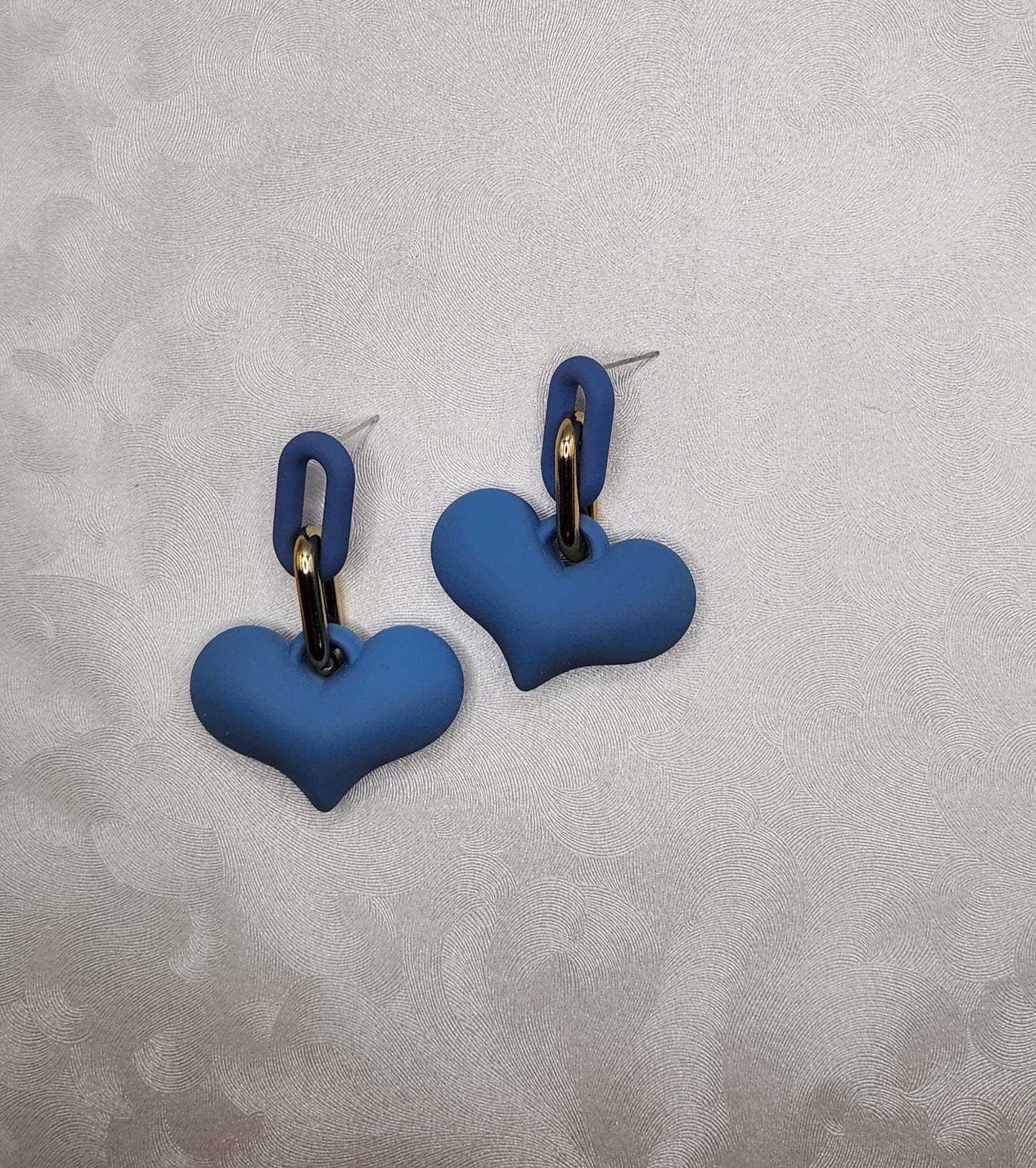 Chunky Sky Blue Heart