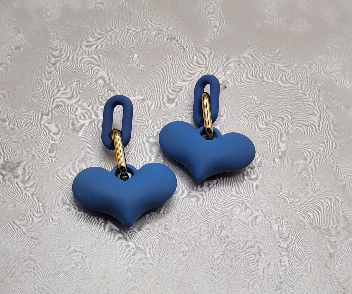 Chunky Sky Blue Heart