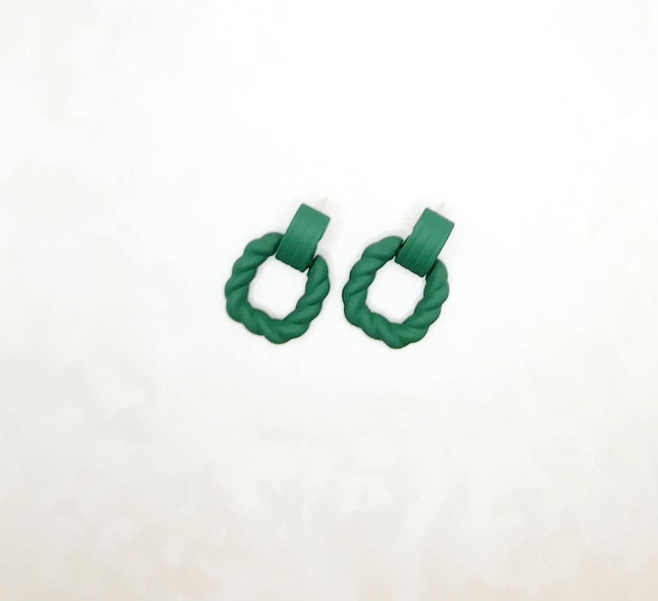 Green Twist Stud