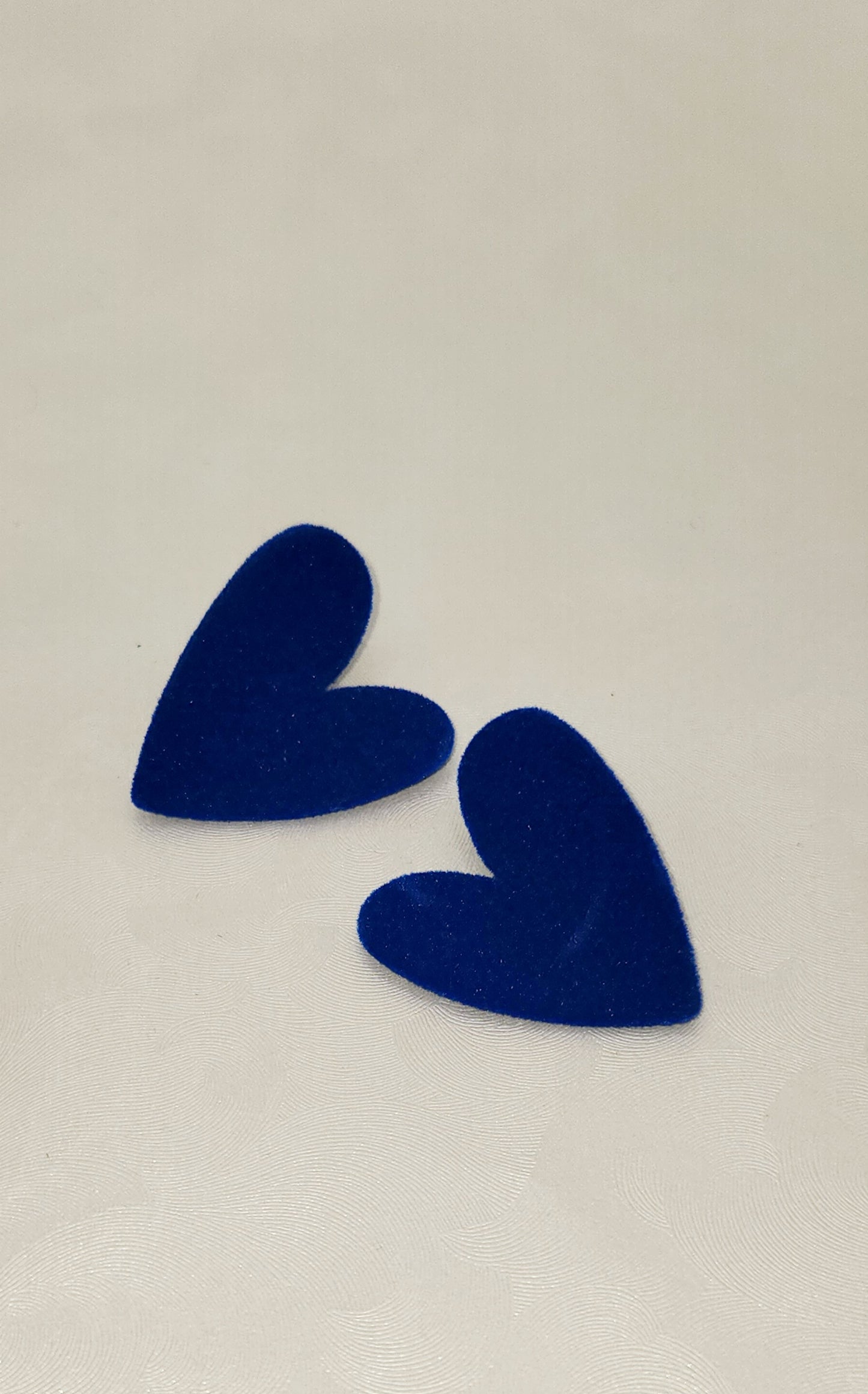 Blue Felt Heart