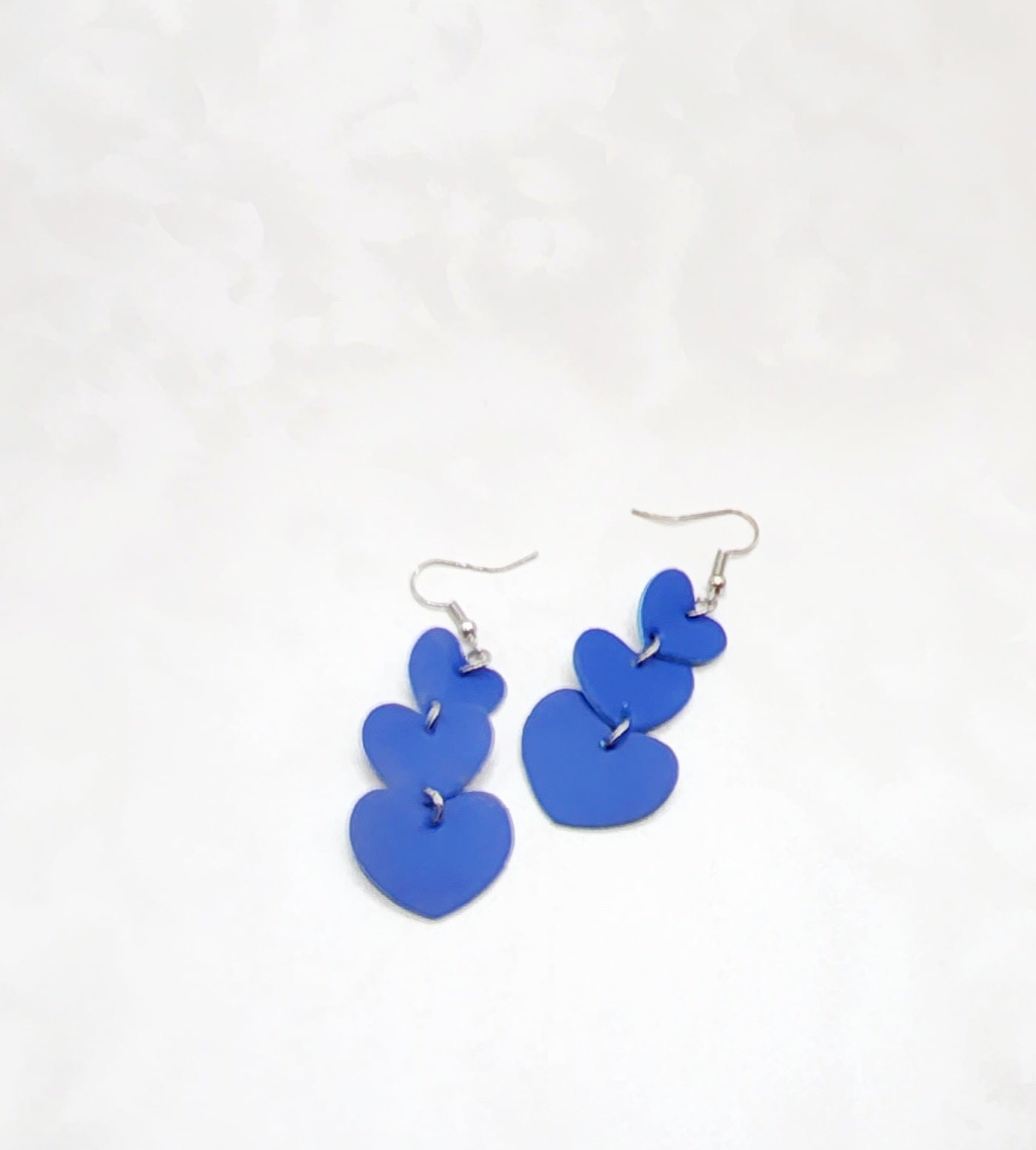 Blue Heart Leather Trio