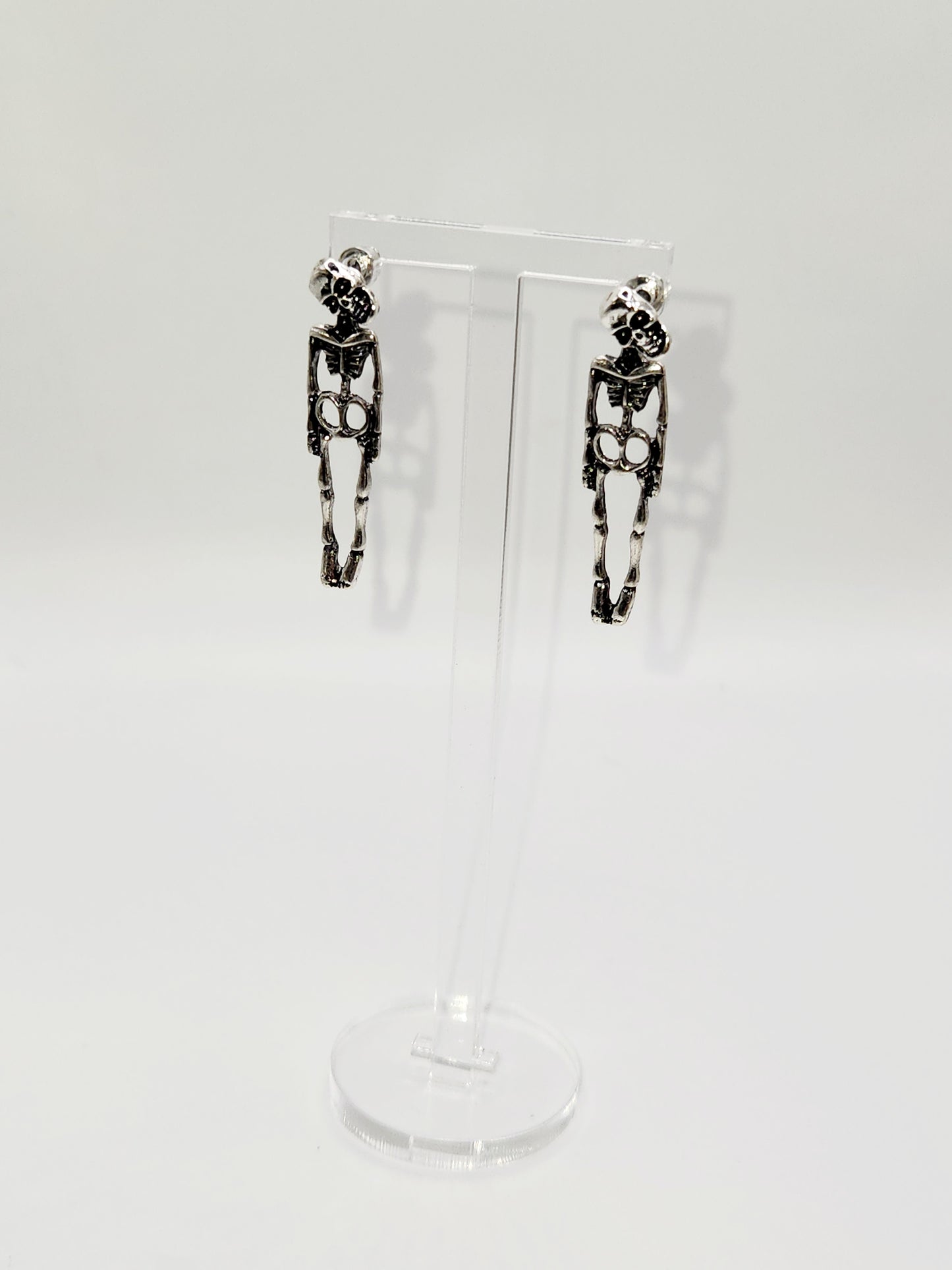 Hanging Skeleton Stud - Two-way Earring