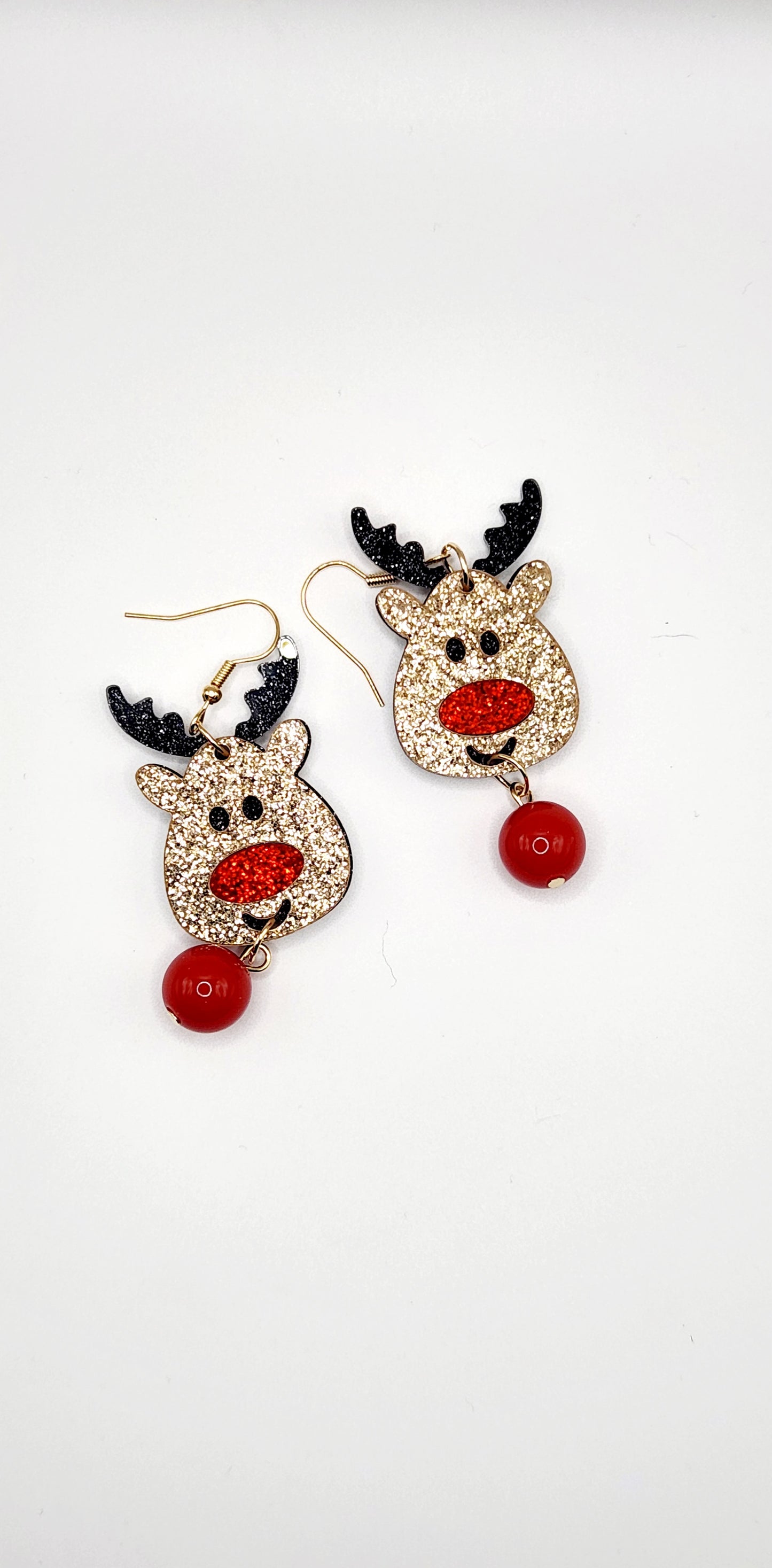Glitter Reindeer and Present Set