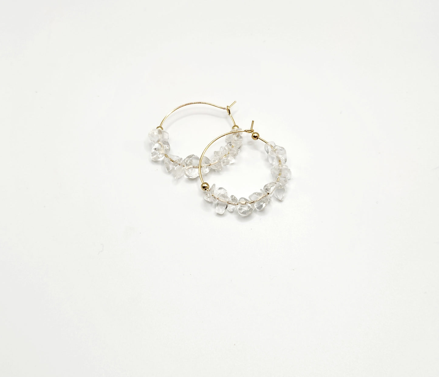 Snowflake and White Hoop Set