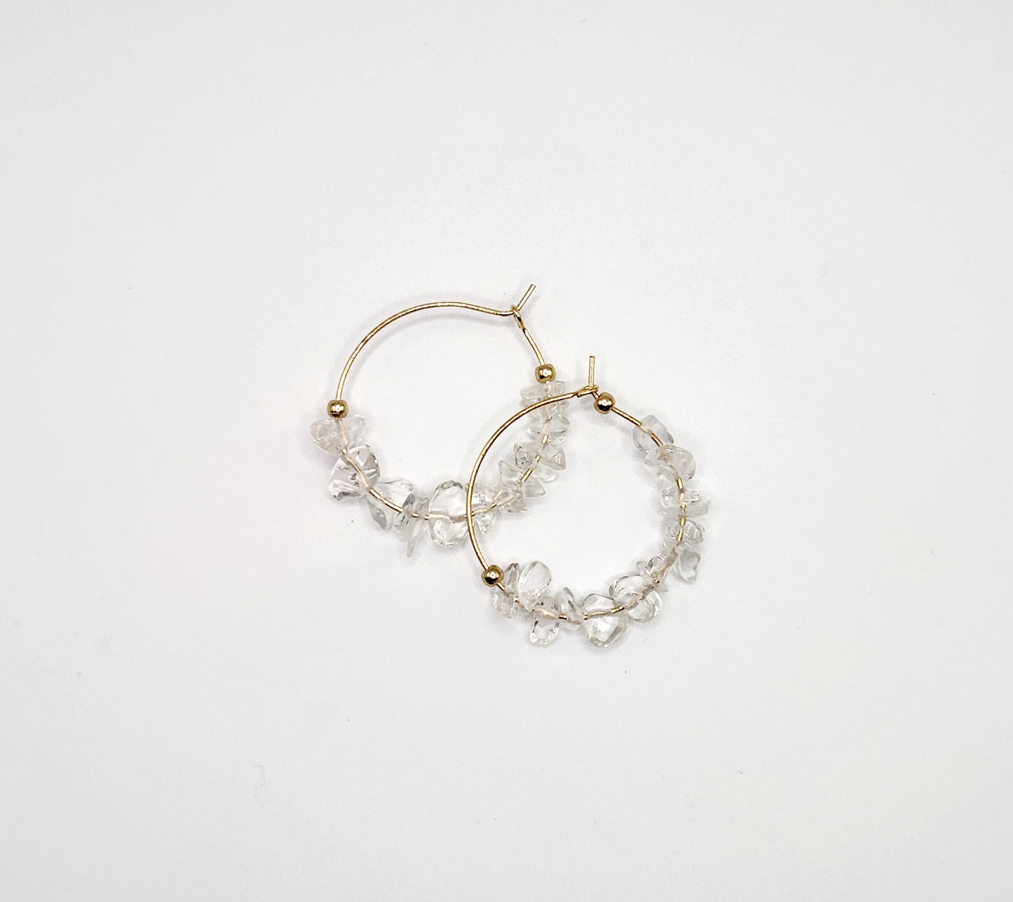 Snowflake and White Hoop Set