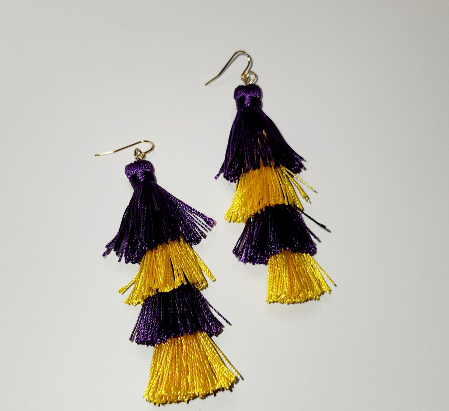 Purple and Gold Tassel