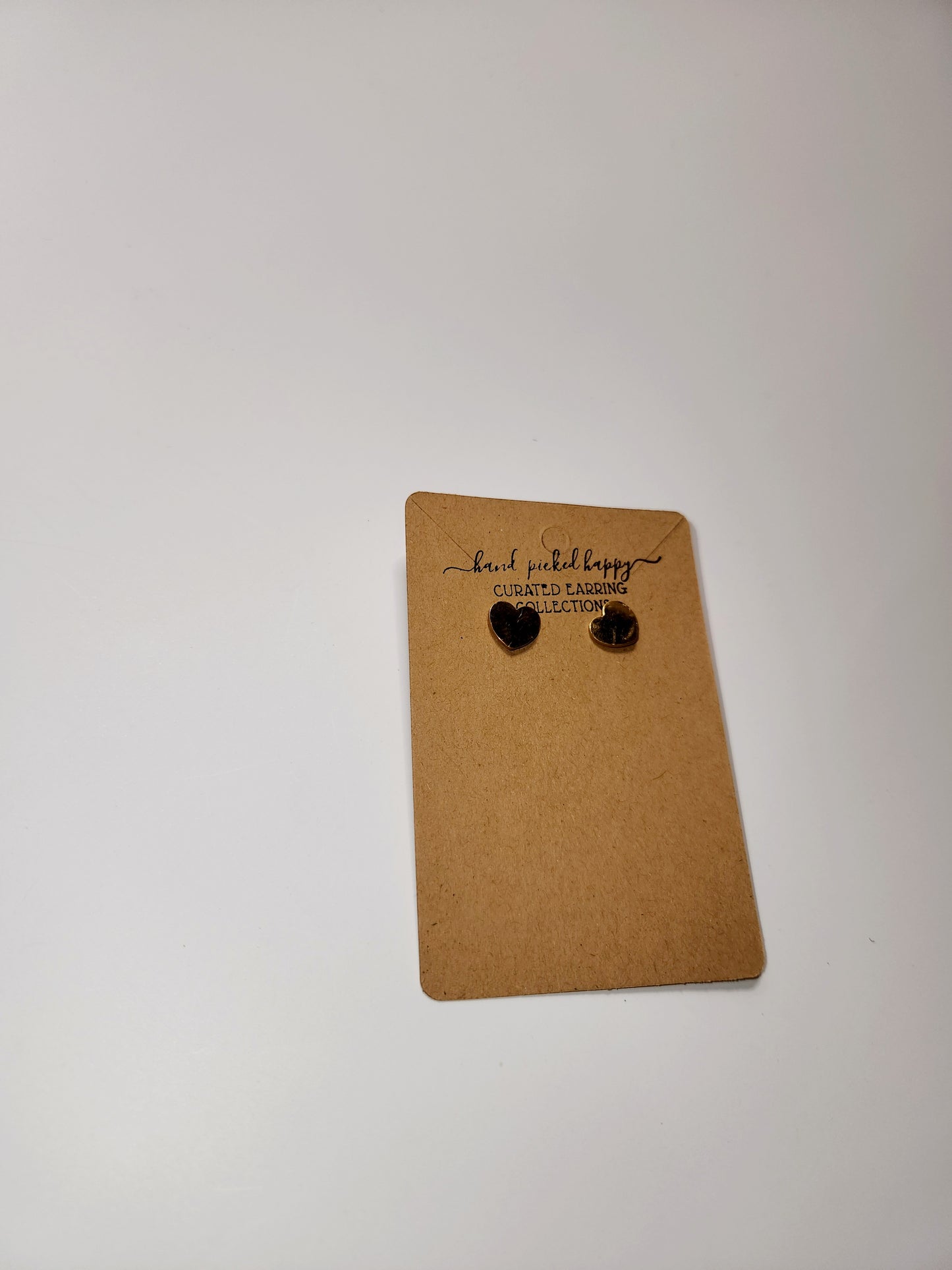 Gold Heart Stud