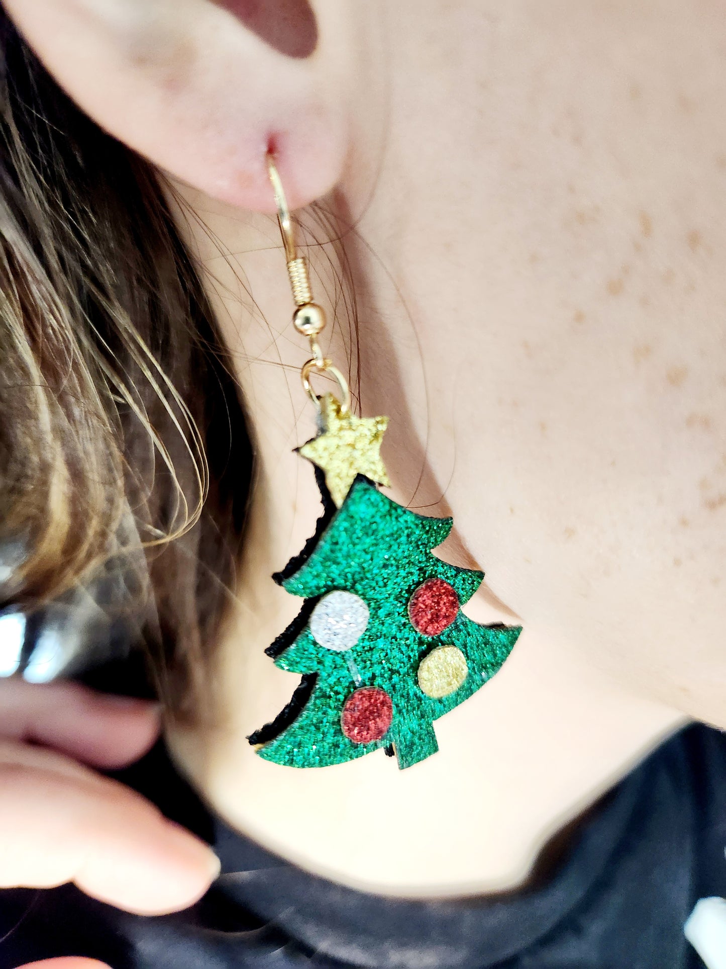 Glitter Felt Christmas Tree