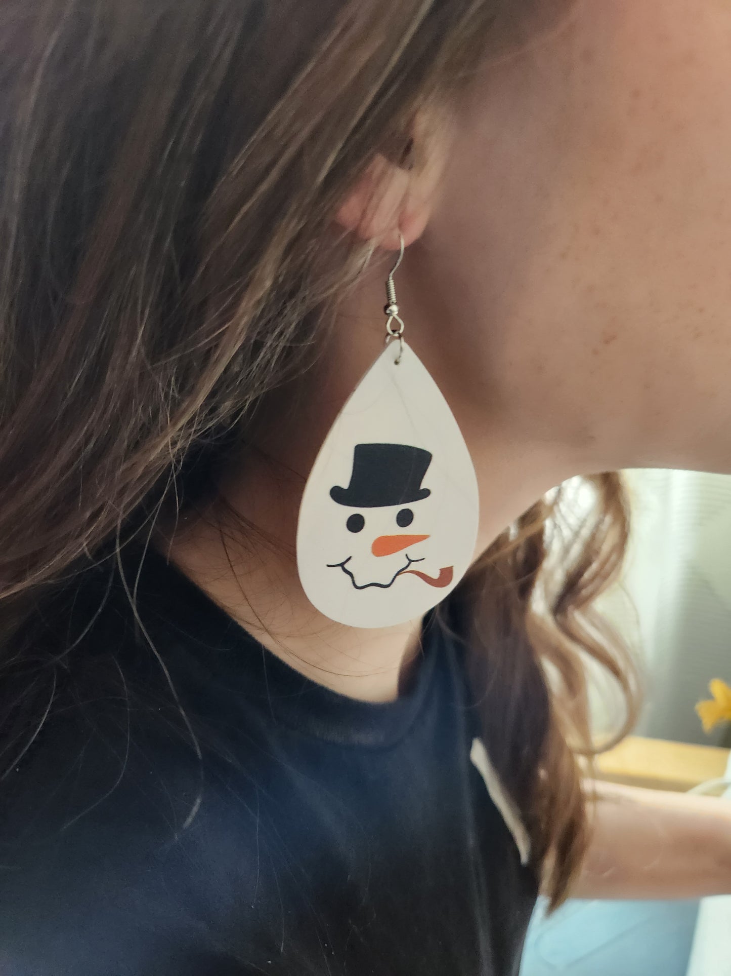 Snowman Teardrop