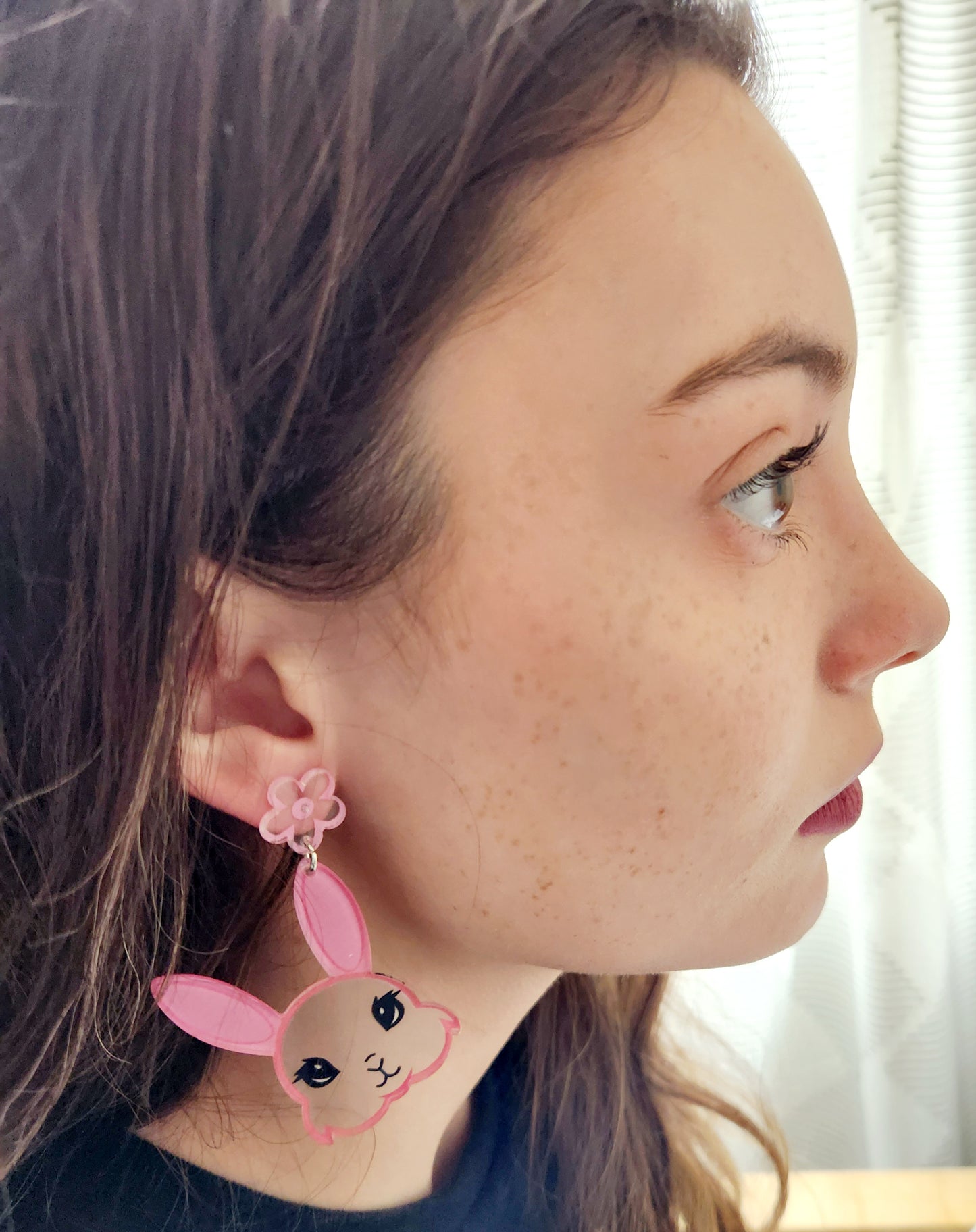 Acrylic Bunny - Pink