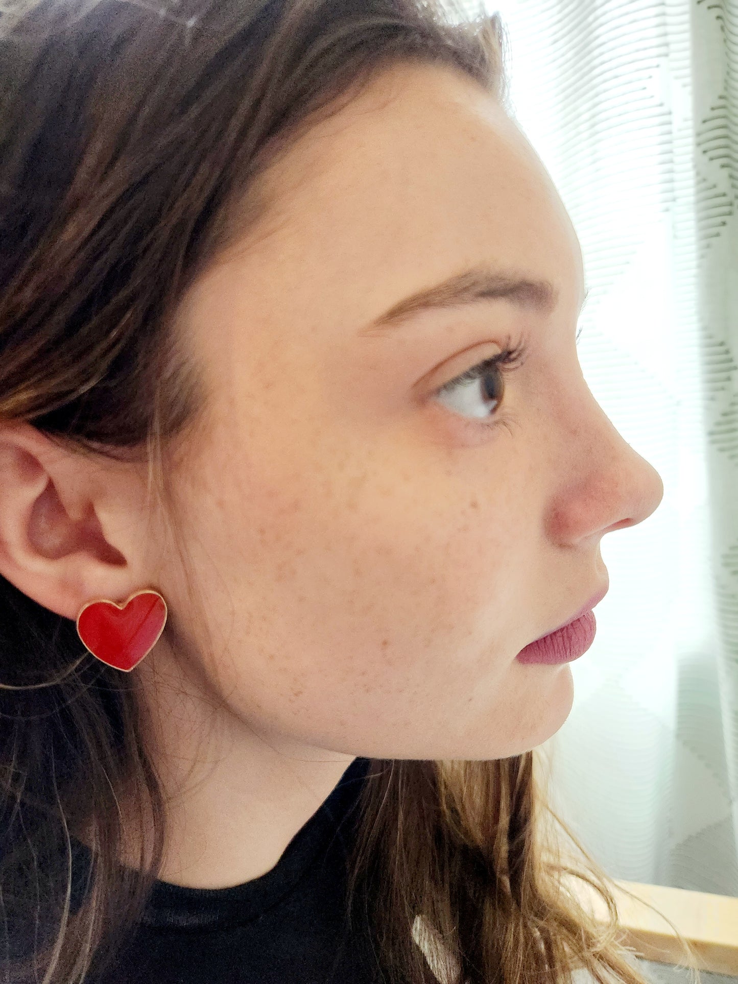 Red Heart Stud