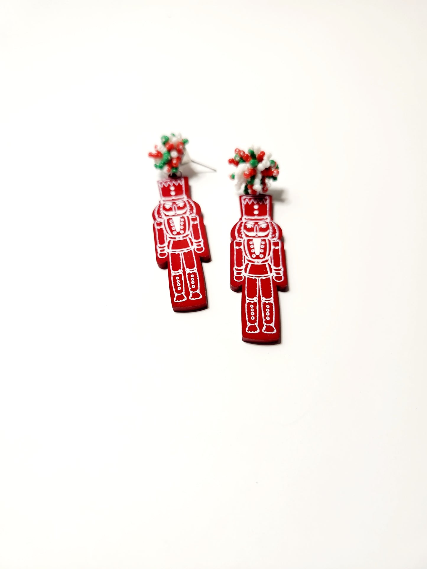 Beaded Stud and Nutcracker Combo