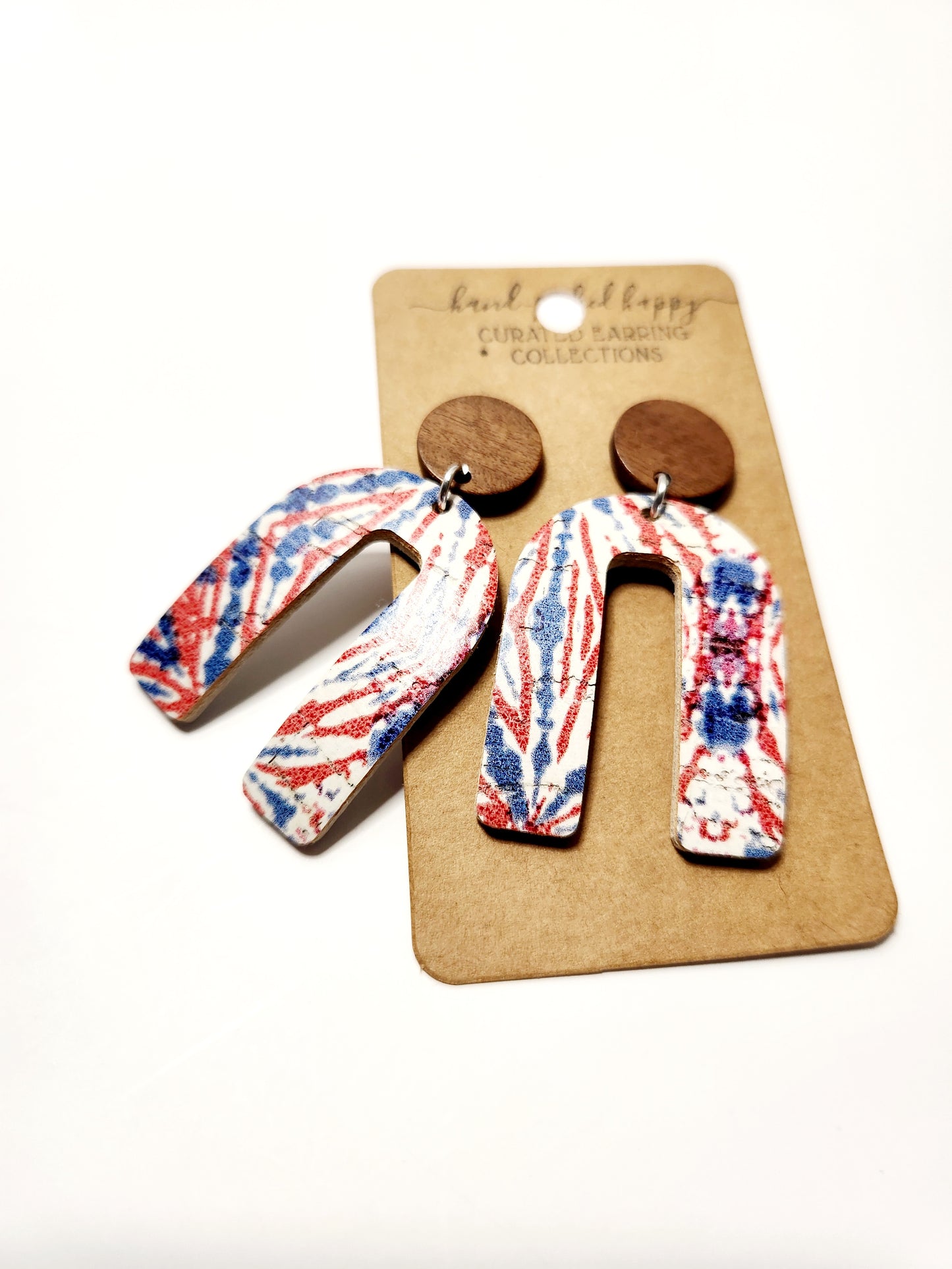 Patriotic Leather Arch - Tie Dye