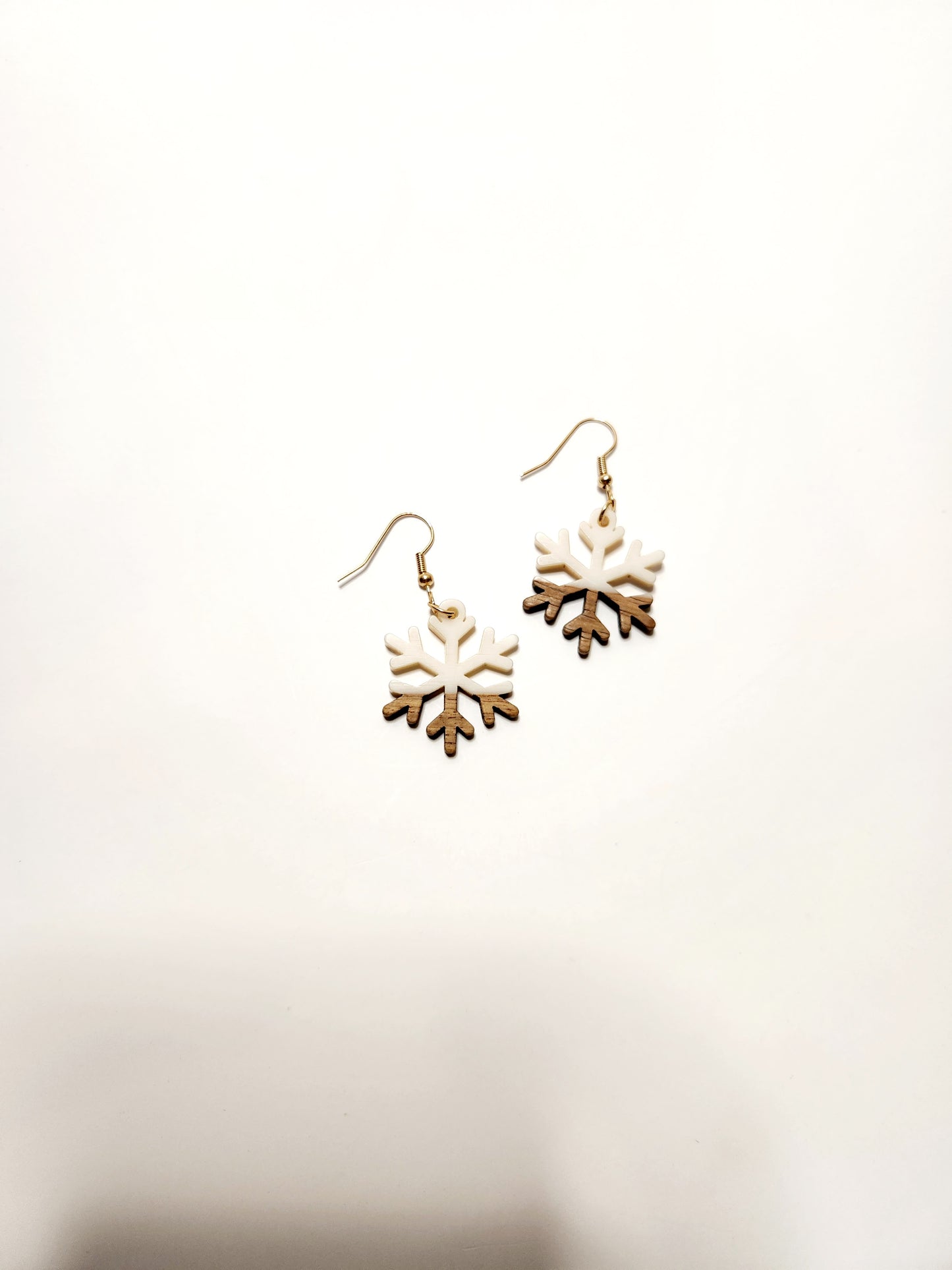 Snowflake - Wood/White