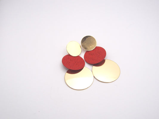 Red and Gold Circles