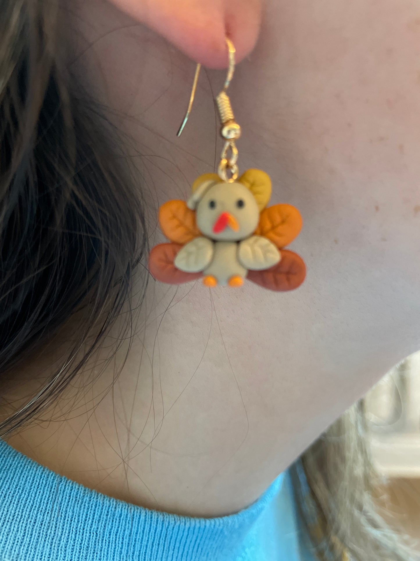 Clay Turkey Dangle