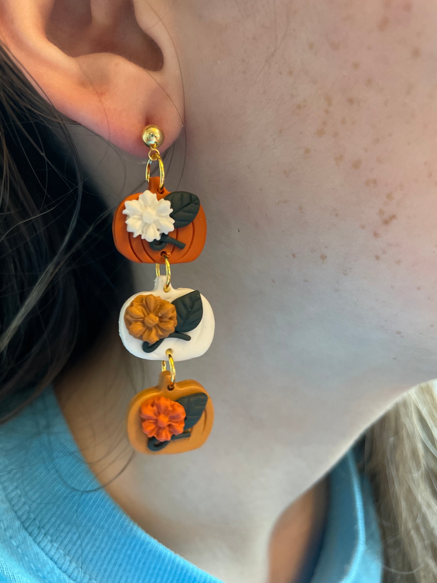Pumpkin Flower Dangle