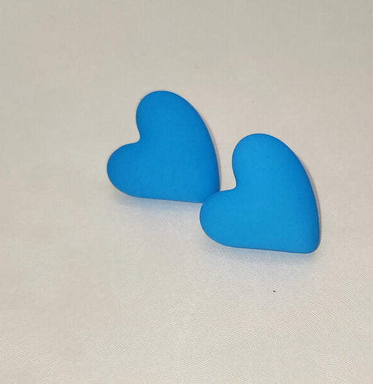 Light Blue Clay Heart