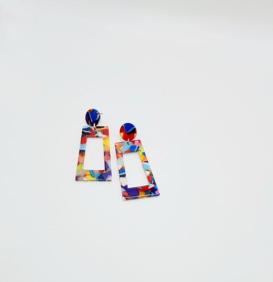 Colorful Rectangle Dangle