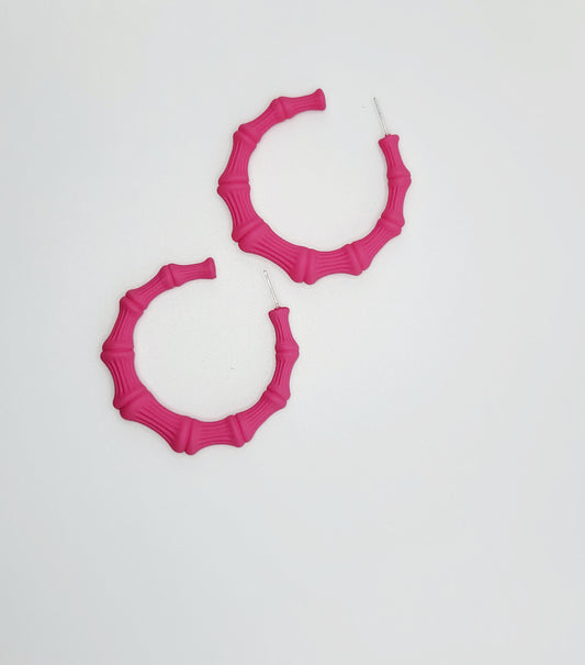 Large Pink Hoop