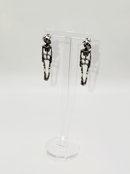 Hanging Skeleton Stud - Two-way Earring