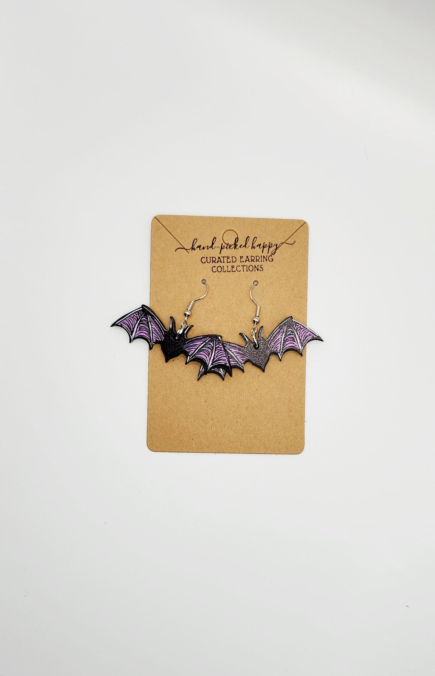 Black and Purple Bat