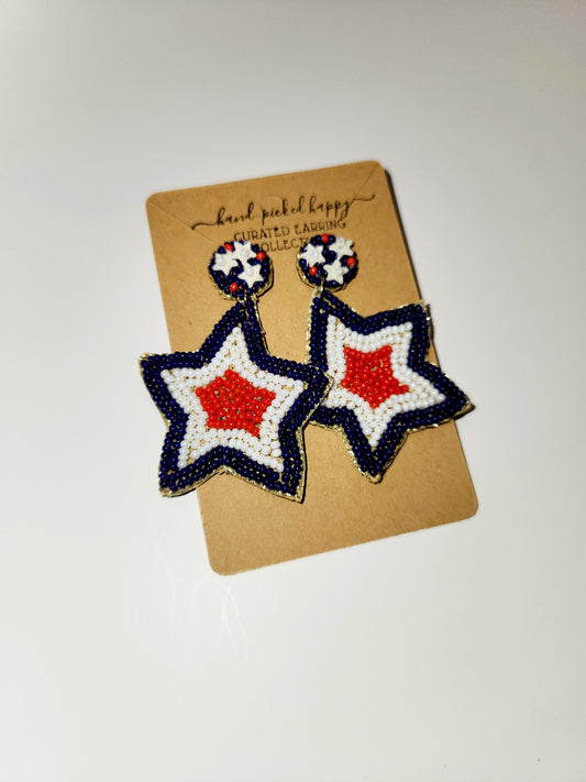 Seeded Patriotic Star