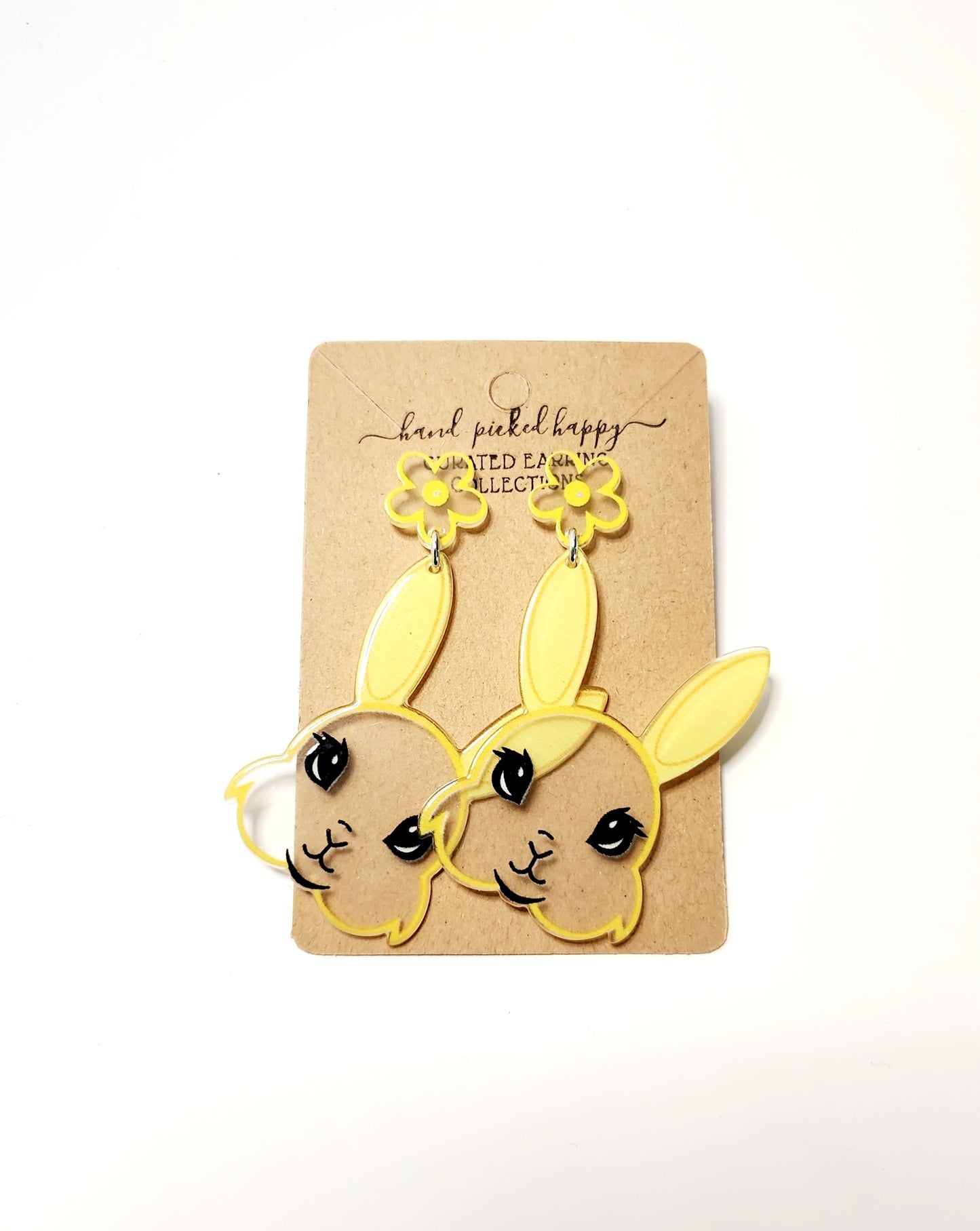 Acrylic Bunny - Yellow