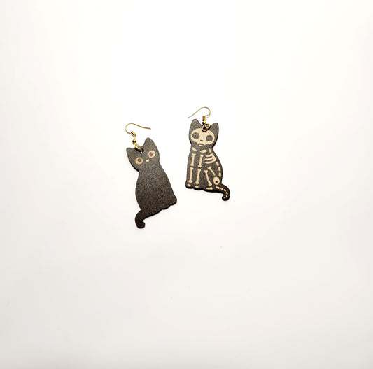 Solid and Skeleton Cat