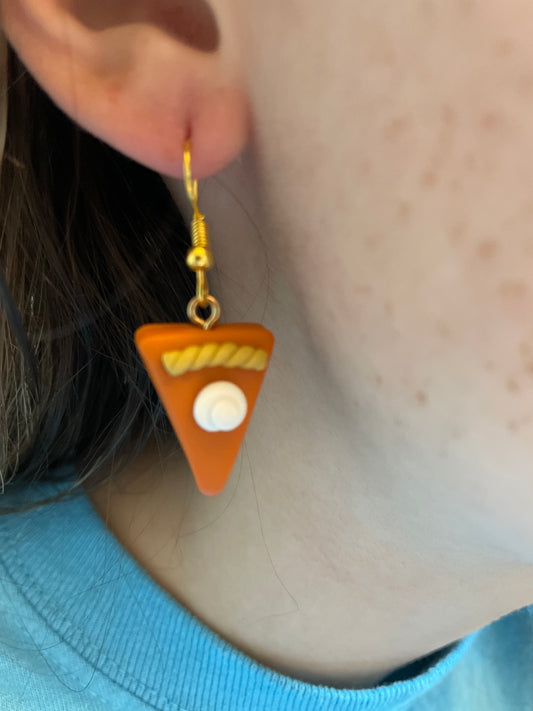 Clay Pumpkin Pie Dangle